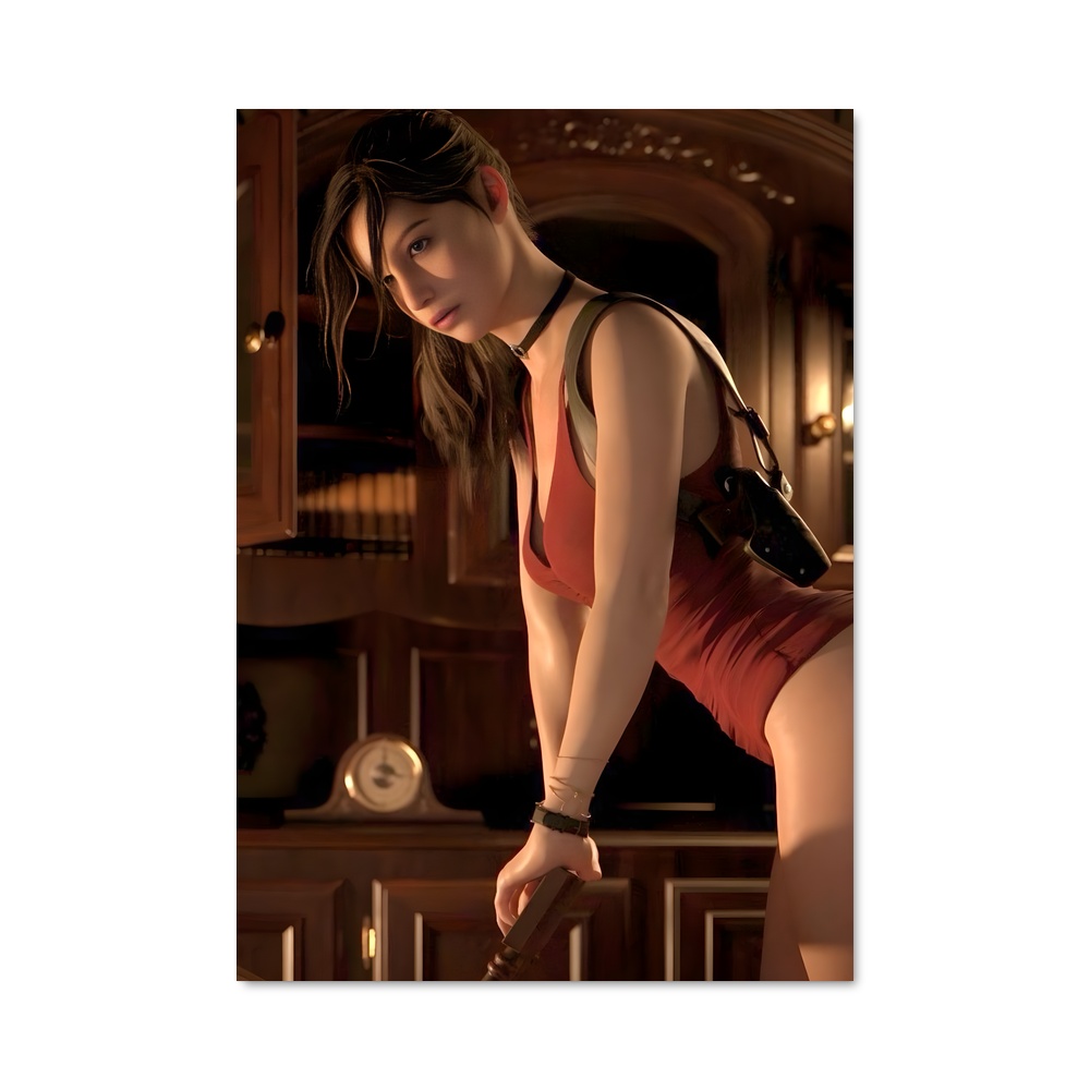 Poster Claire en Rouge – affiche Resident Evil